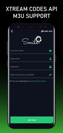 SmileTv Xtream IPTV Player App Download for Android  1.0.0 list_1