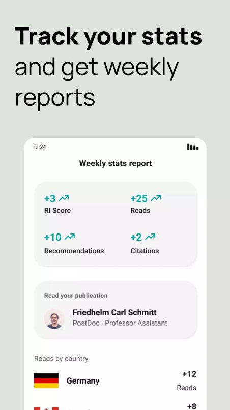 ResearchGate App for Android Download 1.1.34 list_2