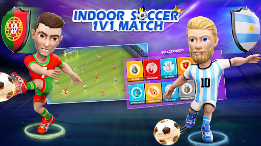 Indoor Futsal Mobile Soccer mod apk unlimited money 2.6 list_1