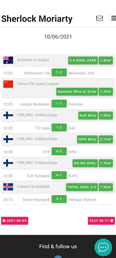 Sherlock MORIARTY Betting Tips apk free download for android 1.1.1 list_4