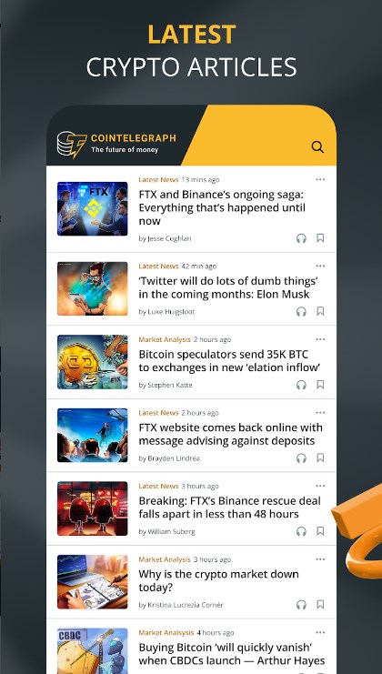 Cointelegraph App for Android Download 1.9.0 list_3