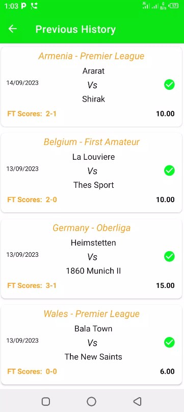VIP Scores App for Android Download 1.2.1 list_3