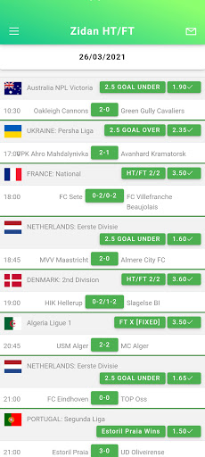 Zidane VIP HT/FT Betting Tips apk free download latest version 1.1.1 list_2