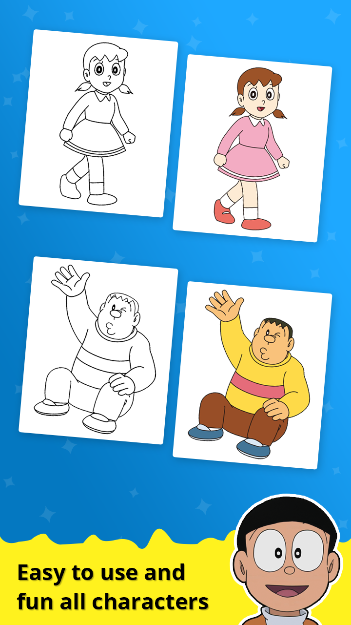 Doramon Cartoon Colouring Book Apk Download for Android 6.0 list_2