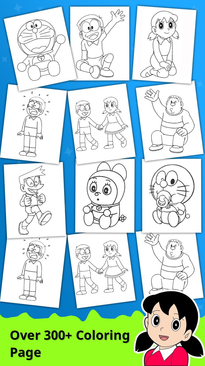 Doramon Cartoon Colouring Book Apk Download for Android 6.0 list_3