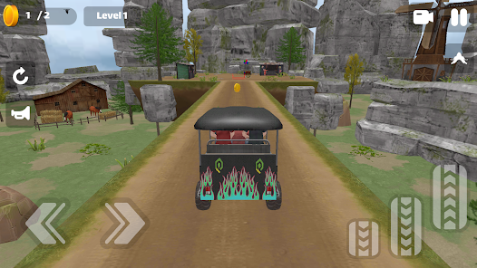 Rickshaw Climb on Mountain Apk Download for Android 1.0 list_4