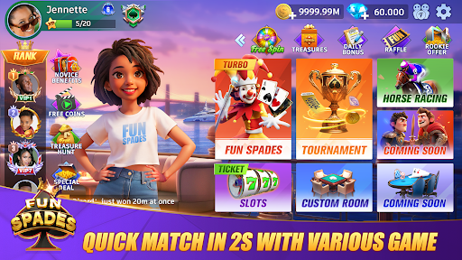 Fun Spades - Online Card Game list_6