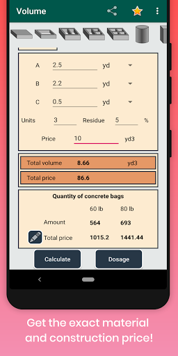 Cement Concrete Calculator ft list_3