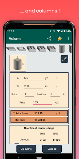 Cement Concrete Calculator ft list_15