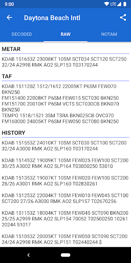 Avia Weather - METAR & TAF list_3