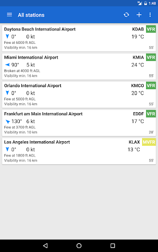 Avia Weather - METAR & TAF list_9