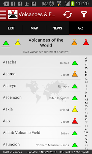 Volcanoes & Earthquakes list_7