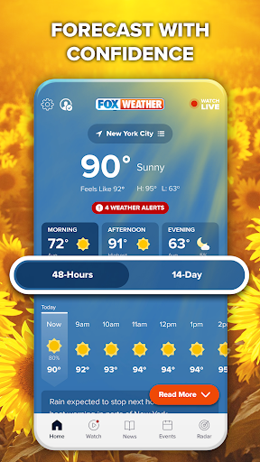 FOX Weather: Daily Forecasts list_1