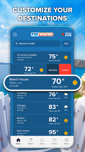 FOX Weather: Daily Forecasts list_4