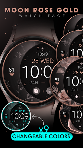 Moon Rose Gold watch face list_10
