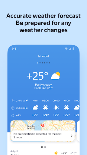 Yandex Weather list_1