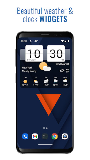 Sense flip clock & weather Pro list_1