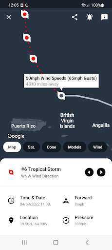 My Hurricane Tracker & Alerts list_1