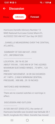 My Hurricane Tracker & Alerts list_4