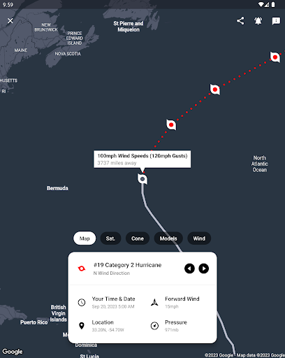 My Hurricane Tracker & Alerts list_6