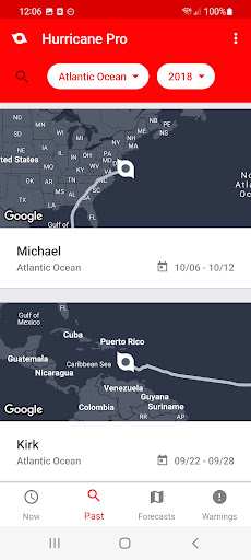My Hurricane Tracker & Alerts list_5