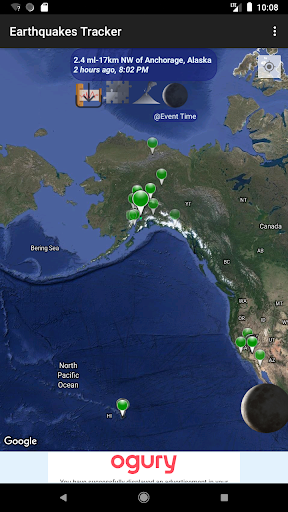 Earthquakes Tracker list_2