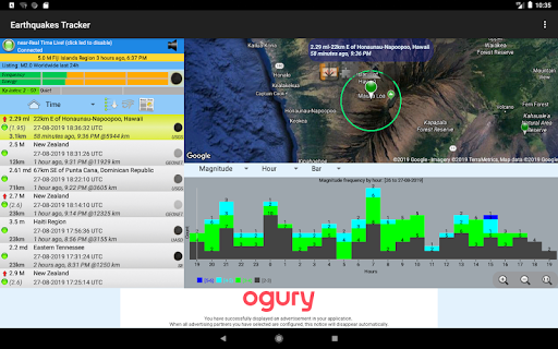 Earthquakes Tracker list_17