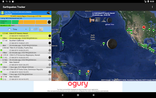 Earthquakes Tracker list_16
