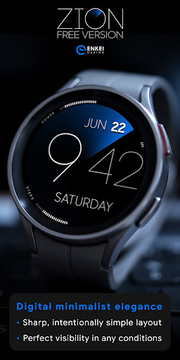 ZION Blue - digital watch face list_1