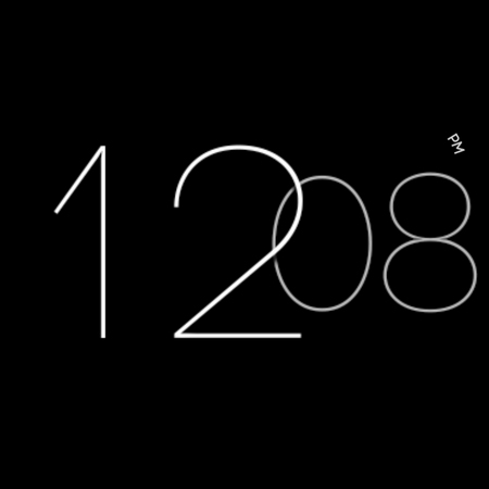 ZION Blue - digital watch face list_11
