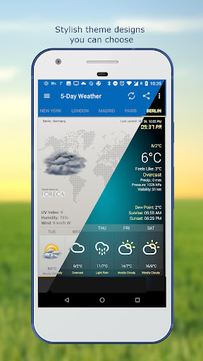 Weather & Clock Widget list_4