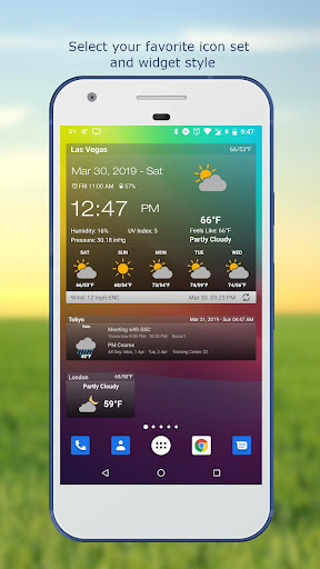 Weather & Clock Widget list_2