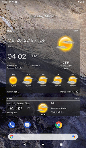 Weather & Clock Widget list_8