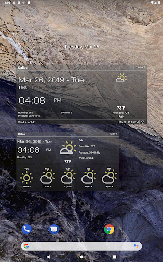 Weather & Clock Widget list_13