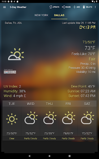 Weather & Clock Widget list_15