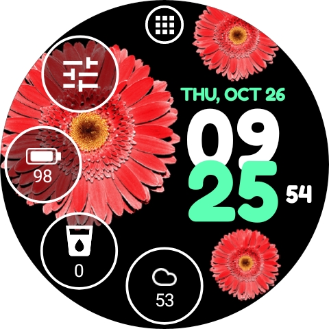 Flower Watch Face by HuskyDEV list_12
