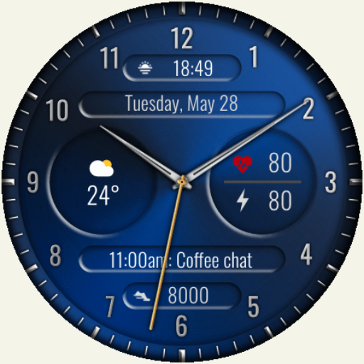 DADAM70B Analog Watch Face